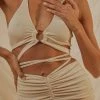Peppermayo Exclusive Lila Crop Top - Ivory