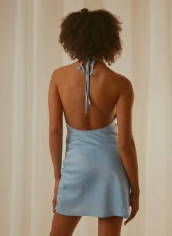 Peppermayo Exclusive Sardinia Mini Dress - Sky -Peppermayo Shop 5d93b34fe20e4e67a043faaf701e157e