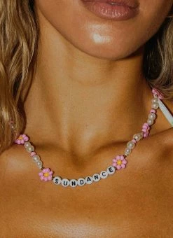 Peppermayo Exclusive Sundance Bead Necklace - Pearl Multi -Peppermayo Shop 608f019af27d4a569f48dacbd1e6b908