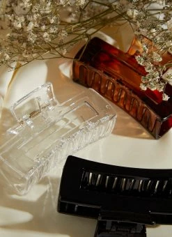 Peppermayo Cafe Hair Clip - Clear