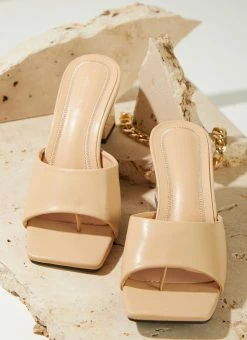 Cult Avenue Dixie Mule Heel - Beige -Peppermayo Shop 659c9e26ce2247aea39037fbf318729d