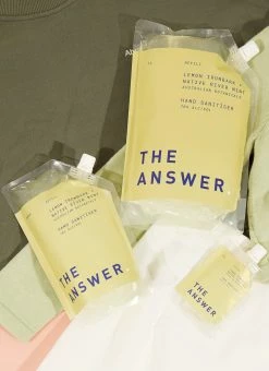 The Answer Hand Sanitiser - 500ML - Lemon Ironbark & Native River Mint -Peppermayo Shop 65e6a8c3052e4d098ea95607cd980f84