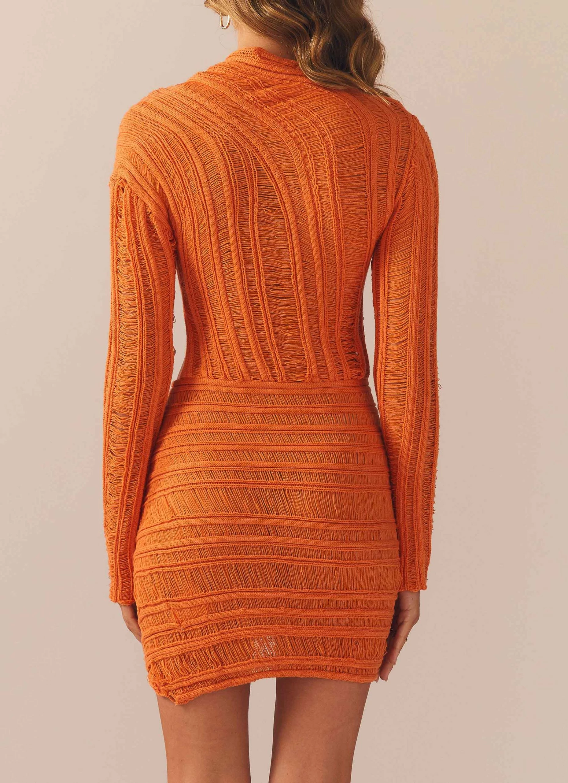 Peppermayo Exclusive Angels Wing Mini Dress - Orange 8 Peppermayo Exclusive Angels Wing Mini Dress - Orange - Image 6