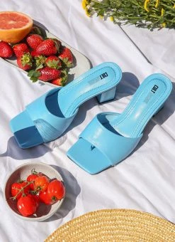 Cult Avenue Dixie Mule Heel - Blue