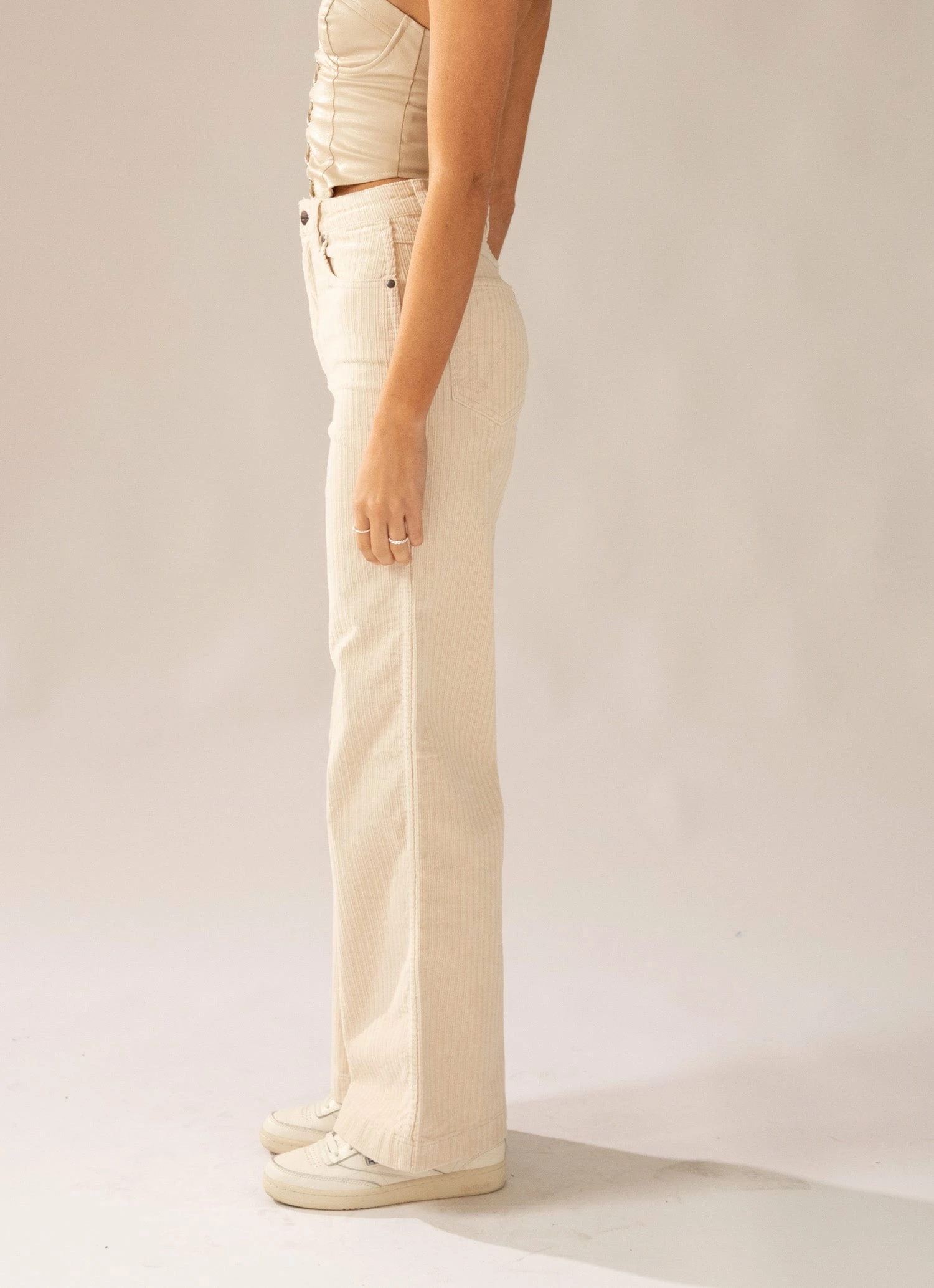Wrangler Hi Bells Jean - Chalk Cord 7 Wrangler Hi Bells Jean - Chalk Cord - Image 5