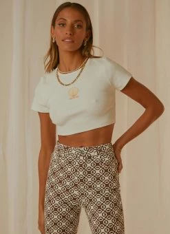 Peppermayo Exclusive Casa Del Sol Baby Tee - White -Peppermayo Shop 7312c9a4f6814c0a87b42ce5333c565f