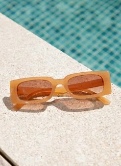 Peppermayo Poolside Disco Sunglasses - Tan -Peppermayo Shop 735bdf85409a4a71984c5b528941911e