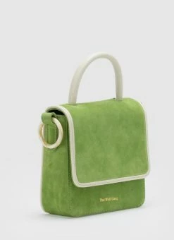 The Wolf Gang Layla Mini Box Bag - Lime -Peppermayo Shop 74700fc9660d4579811ebf7f3c2c7c35