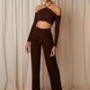 Peppermayo Exclusive Set The Tone Suit Pants - Chocolate -Peppermayo Shop 74f60d3e9b1341c6ab128969d390cd8a
