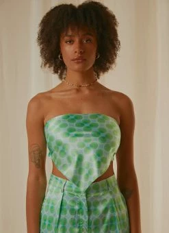 Peppermayo Exclusive Better Retro Scarf Top - Seafoam -Peppermayo Shop 76e78a4df9004d3b95175e541a2a3332