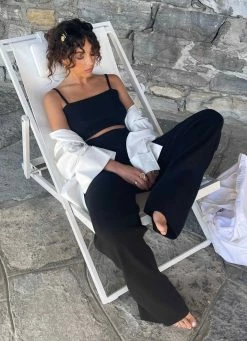 4TH & RECKLESS Scorpios Trouser Pant - Black -Peppermayo Shop 7784b45964354f5c8a41b775d7c55012