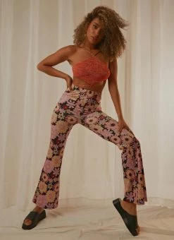 Peppermayo Disco Lovers Pants - Floral Print