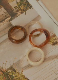 Peppermayo Sweet Emotions Ring Set - Neutrals -Peppermayo Shop 77edf7e2980f4bcfb8d8854f43cf55da