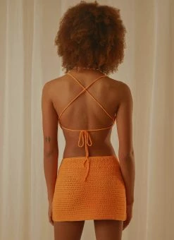 Peppermayo Exclusive Cancun Crochet Halter Top - Tangerine 13 Peppermayo Exclusive Cancun Crochet Halter Top - Tangerine -Peppermayo Shop 7992688dd7b94f55954f9bb764f85fb9