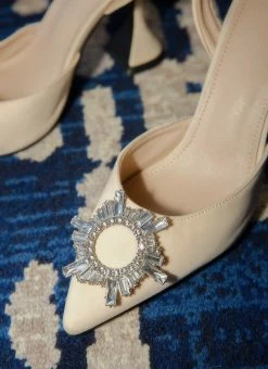 Cult Avenue Midnight Fling Heel - Ivory -Peppermayo Shop 7bc0e9f5d2be462387ad77a30ae76acc