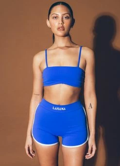 LaHana Swim Zadie Crop - Midnight Blue