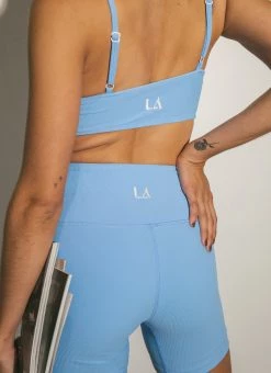 LaHana Swim Pippa Crop - Ribbed Blue -Peppermayo Shop 7d72b5d5e9c34500bf3117fcc1d3f652