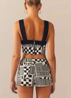 Peppermayo Exclusive Play It Louder Bustier Top - Barcode -Peppermayo Shop 80a2377a66184820800c68e1baf45b2c