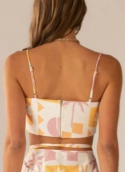 Peppermayo Exclusive Sitting In The Sun Crop Top - Under The Palms -Peppermayo Shop 82f48a7fc99646cea4e3581ce571f134