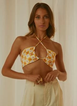 Peppermayo Exclusive Frankie Crop - Fruity Check -Peppermayo Shop 8c4ca103b44b443a9fecaf6f6679f971