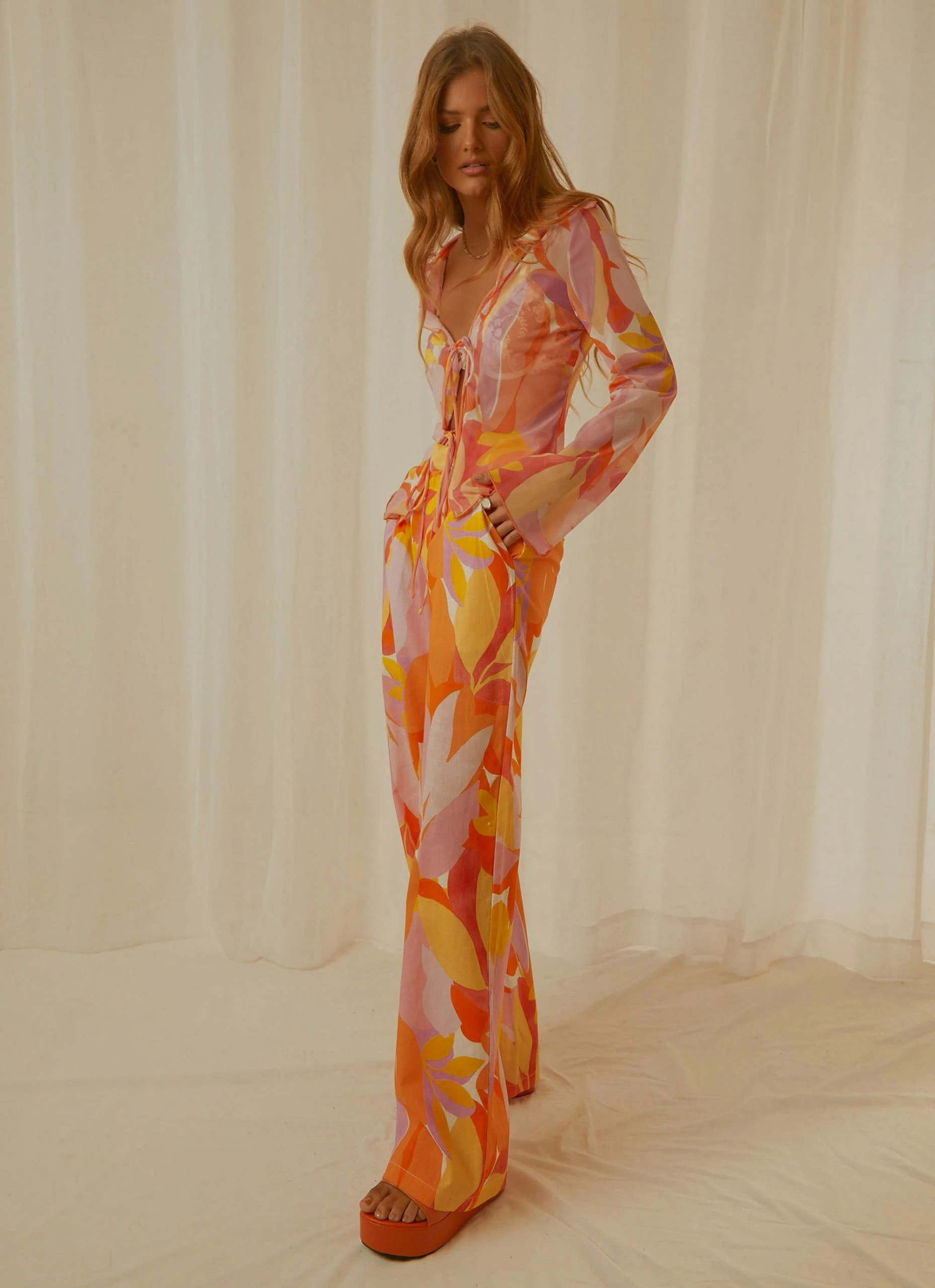 Peppermayo Exclusive Isola Linen Pants - Paloma 4 Peppermayo Exclusive Isola Linen Pants - Paloma - Image 2