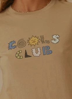 Cools Club Dream Tee - Wheat -Peppermayo Shop 90c3374b1b3a4cd0b44057031d3286f9