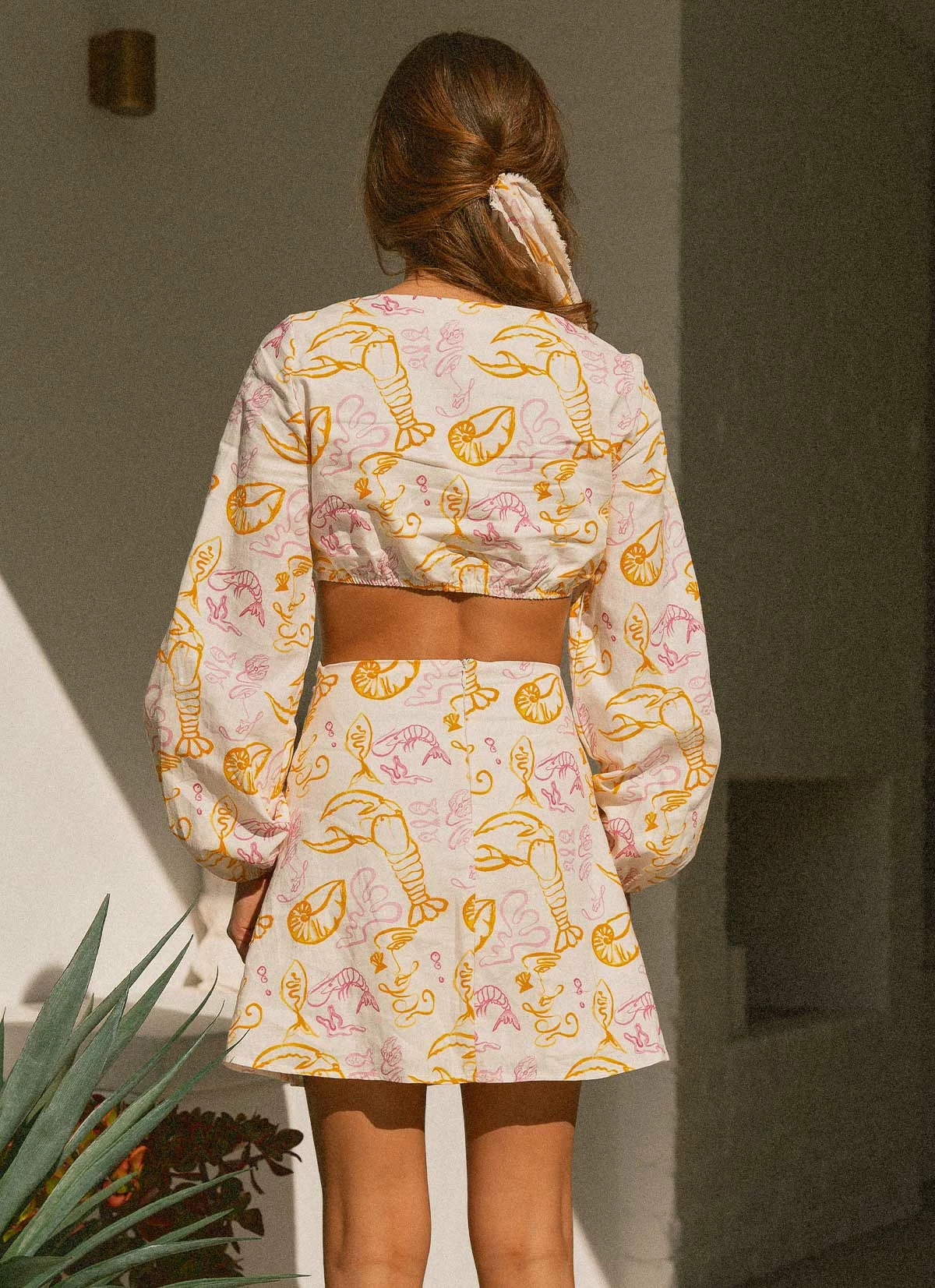 Peppermayo X Rikki Day Bellissimo Linen Mini Dress - Oceanus 8 Peppermayo X Rikki Day Bellissimo Linen Mini Dress - Oceanus - Image 6