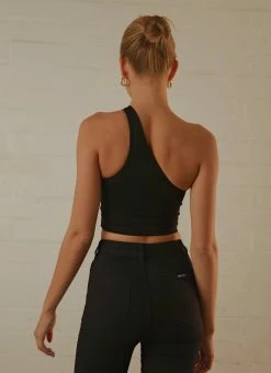 Peppermayo Exclusive Cedar Crop Top - Black -Peppermayo Shop 9156b951ed374464a8e10f820c6a50c7