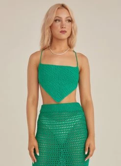 Riley Hubatka X Peppermayo Tan Lines Crochet Crop Top - Green 11 Riley Hubatka X Peppermayo Tan Lines Crochet Crop Top - Green -Peppermayo Shop 918bc832d4724490b4ec15f6147b9a22