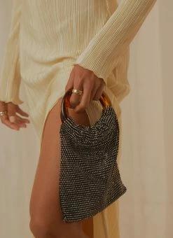 Peppermayo Aida Beaded Handbag - Black -Peppermayo Shop 91abf44ab2ec40558e0745738a0697d0