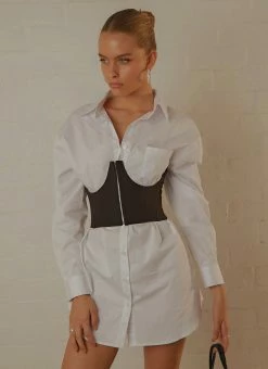 Peppermayo Exclusive Summer Fade Underbust Corset - Black