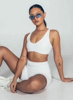 LaHana Swim Pippa Crop - Ribbed White -Peppermayo Shop 9543977926a648c78ed8039b0800f3c7