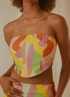 Peppermayo Exclusive Sipping Wine Bustier - Paloma