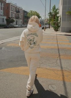 Riley Hubatka X Peppermayo The Everyday Sweatpant - Ivory -Peppermayo Shop 996068a9d0e843fda700adee22911f96