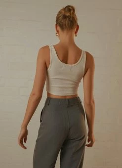 Wrangler The Reaction Tank - Ecru -Peppermayo Shop 9a33b595bb5f47a0b01075e40d397632