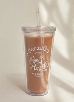 Riley Hubatka X Peppermayo Iced Coffee Posse Tumbler - Clear