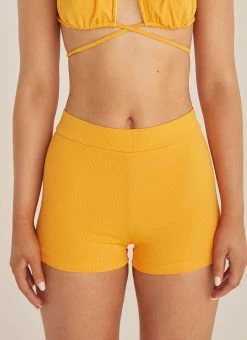 Riley Hubatka X Peppermayo Salty Days Swim Short - Summer Mango -Peppermayo Shop 9cce4c658558404eba6c24c5d8dc4ff3