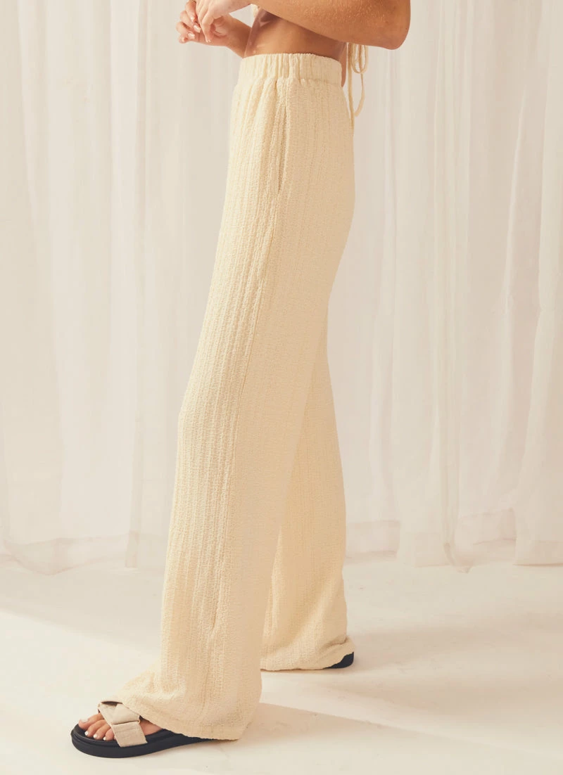 Peppermayo Exclusive Give Me A Feeling Pants - Ivory 6 Peppermayo Exclusive Give Me A Feeling Pants - Ivory - Image 4