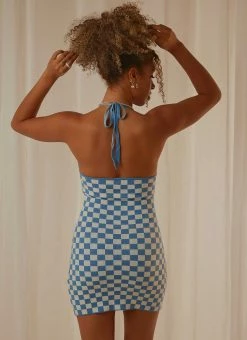 Peppermayo To The Limit Knit Halter Dress - Blue 11 Peppermayo To The Limit Knit Halter Dress - Blue -Peppermayo Shop 9ef2b0cef22d48cfb025840b8546448f