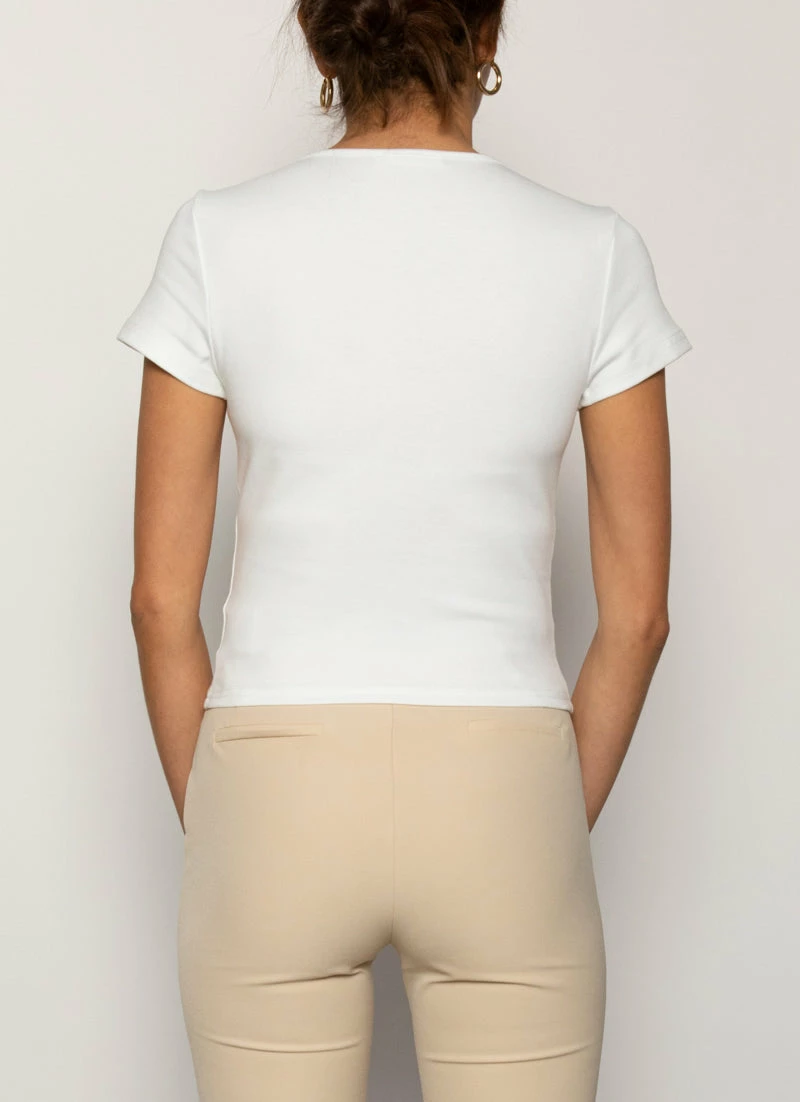 Peppermayo Exclusive St Mortiz Baby Tee - Ivory 7 Peppermayo Exclusive St Mortiz Baby Tee - Ivory - Image 5