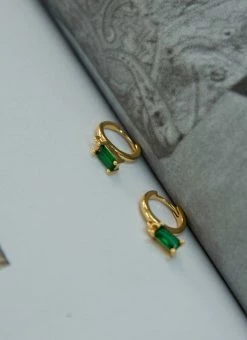 Peppermayo Before You Earrings - Emerald -Peppermayo Shop BeforeyouEarrings 1