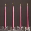 Candle Co Moreton Eco Taper Candle Pack Of 4 - Rose Pink -Peppermayo Shop CandleCo MoretonEcoTaperCandlePackof4 RosePink2