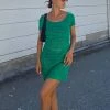 Riley Hubatka X Peppermayo Glimpses Crochet Mini Dress - Green -Peppermayo Shop Cropped linnealyssand GlimpsesCrochetMaxiDress