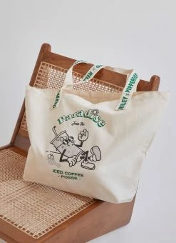 Riley Hubatka X Peppermayo The Club Tote Bag - Canvas -Peppermayo Shop Ice Coffee Posse Tote Bag 1