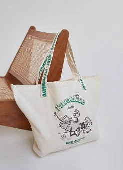 Riley Hubatka X Peppermayo The Club Tote Bag - Canvas -Peppermayo Shop Ice Coffee Posse Tote Bag 2