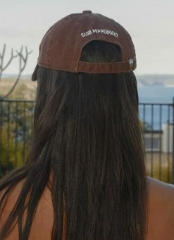 Peppermayo Exclusive Isle Escape Dad Cap - Chocolate -Peppermayo Shop Isle Escape Ecom Crops 121