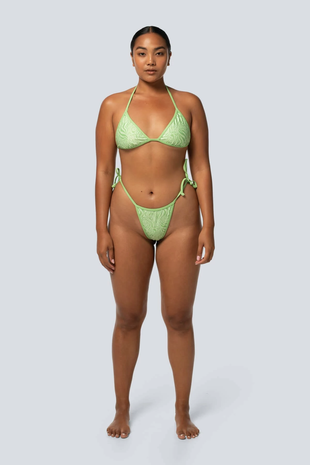 LaHana Swim Missy Top - Green Zebra 8 LaHana Swim Missy Top - Green Zebra - Image 6