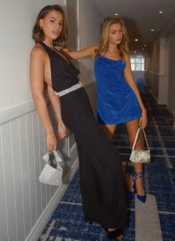 Peppermayo Exclusive Villa Vera Jumpsuit - Black -Peppermayo Shop Midnight soiree ECOM CROPS 159