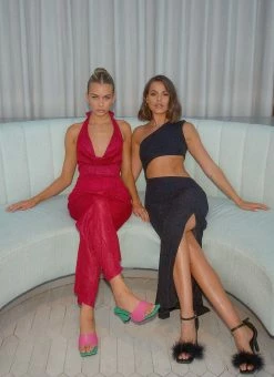 Peppermayo Exclusive Villa Vera Jumpsuit - Magenta -Peppermayo Shop Midnight soiree ECOM CROPS 213