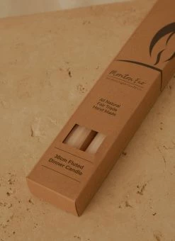 Candle Co Moreton Eco Fluted Dinner Candle - Nude 9 Candle Co Moreton Eco Fluted Dinner Candle - Nude -Peppermayo Shop Moreton Eco 30cm Fluted Candle Nude 1